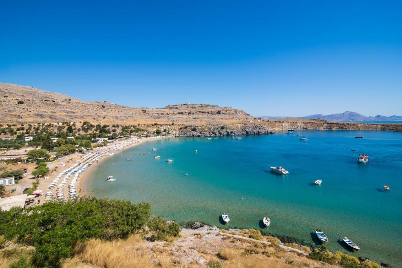 Vila Lindian Ethos Líndos Exteriér fotografie