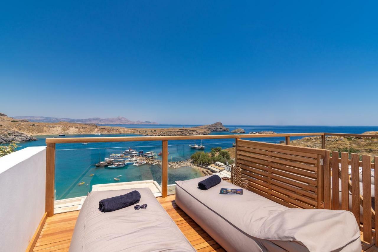 Vila Lindian Ethos Líndos Exteriér fotografie