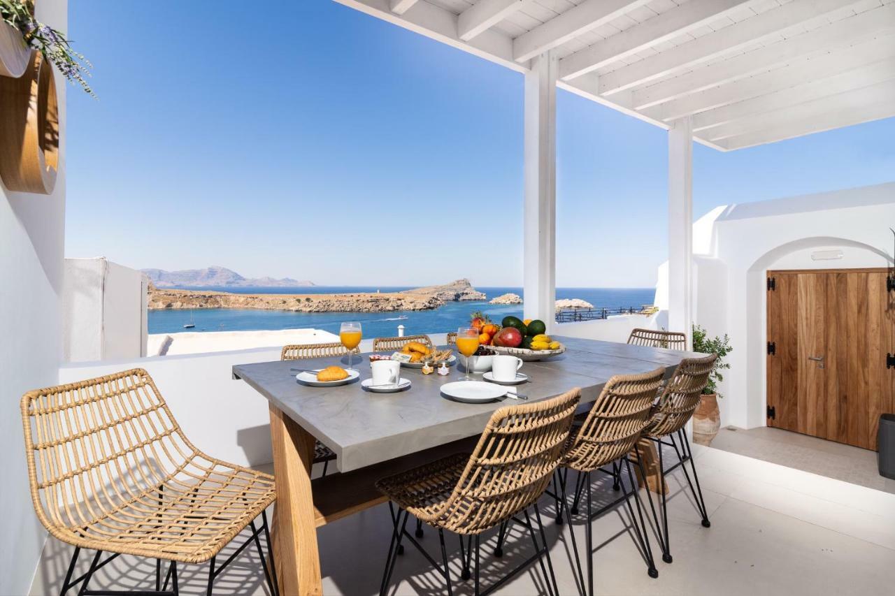 Vila Lindian Ethos Líndos Exteriér fotografie
